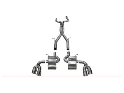 Corsa Performance 16-18 Chevy Camaro SS 6.2L Xtreme 2.75in Cat-Back Dual Rear Exit