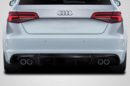 2013-2016 Audi A3 Carbon Creations RS3 Look Carbon Fiber Rear Lip
