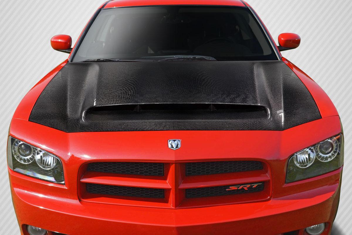 2006-2010 Dodge Charger Carbon Creations Demon Look Carbon Fiber Hood