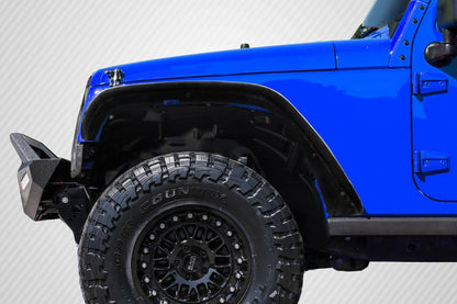 2007-2018 Jeep Wrangler Carbon Creations Rugged Carbon Fiber Fender