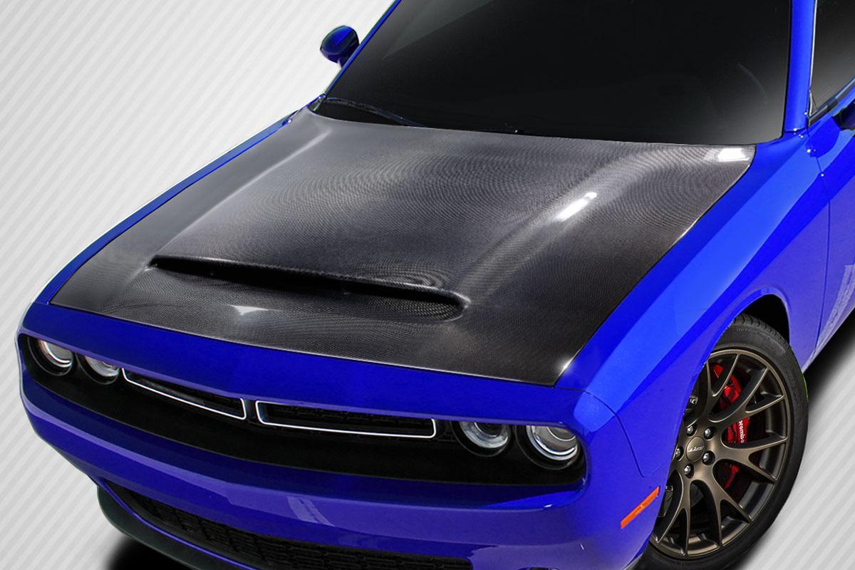 2008-2023 Dodge Challenger Carbon Creations Demon Look Carbon Fiber Hood