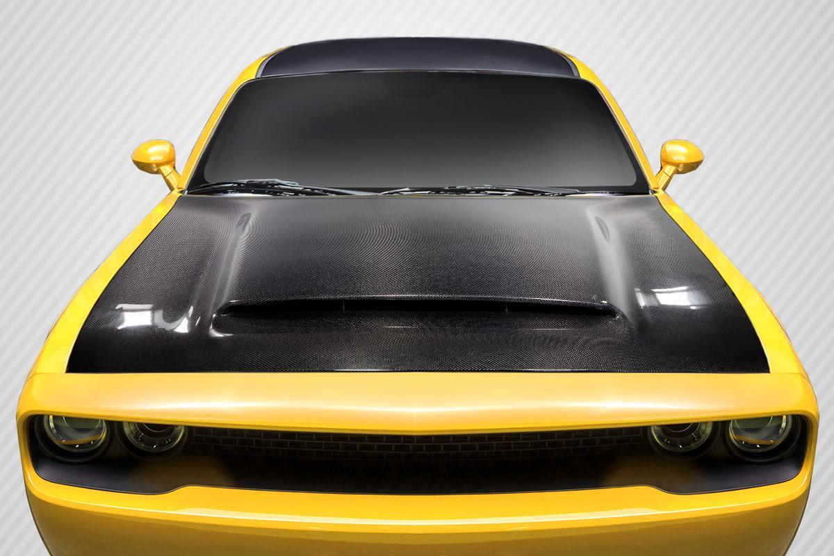 2008-2023 Dodge Challenger Carbon Creations Demon Look Carbon Fiber Hood