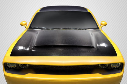 2008-2023 Dodge Challenger Carbon Creations Demon Look Carbon Fiber Hood
