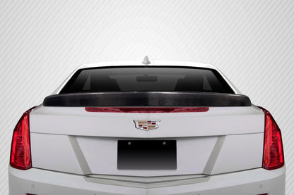2012-2019 Cadillac ATS Carbon Creations V Look Carbon Fiber Rear Wing