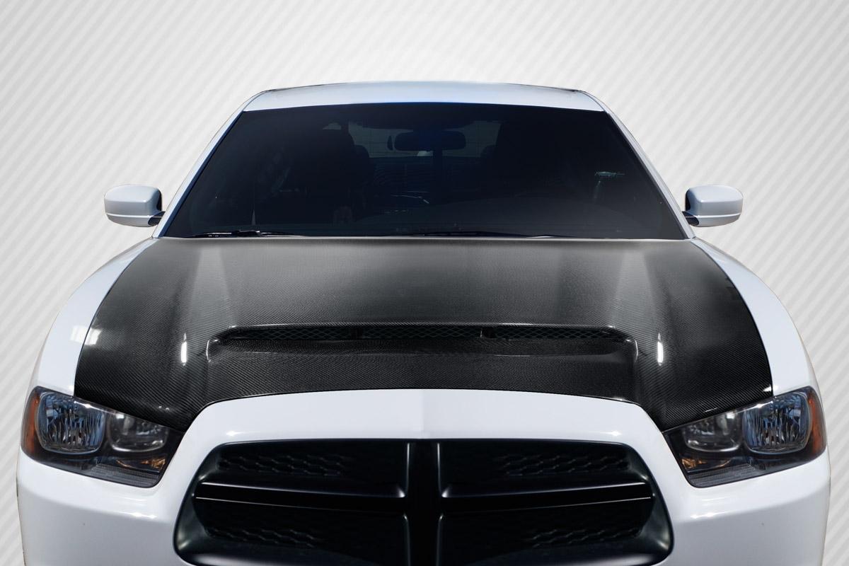 2011-2014 Dodge Charger Carbon Creations Demon Look Carbon Fiber Hood