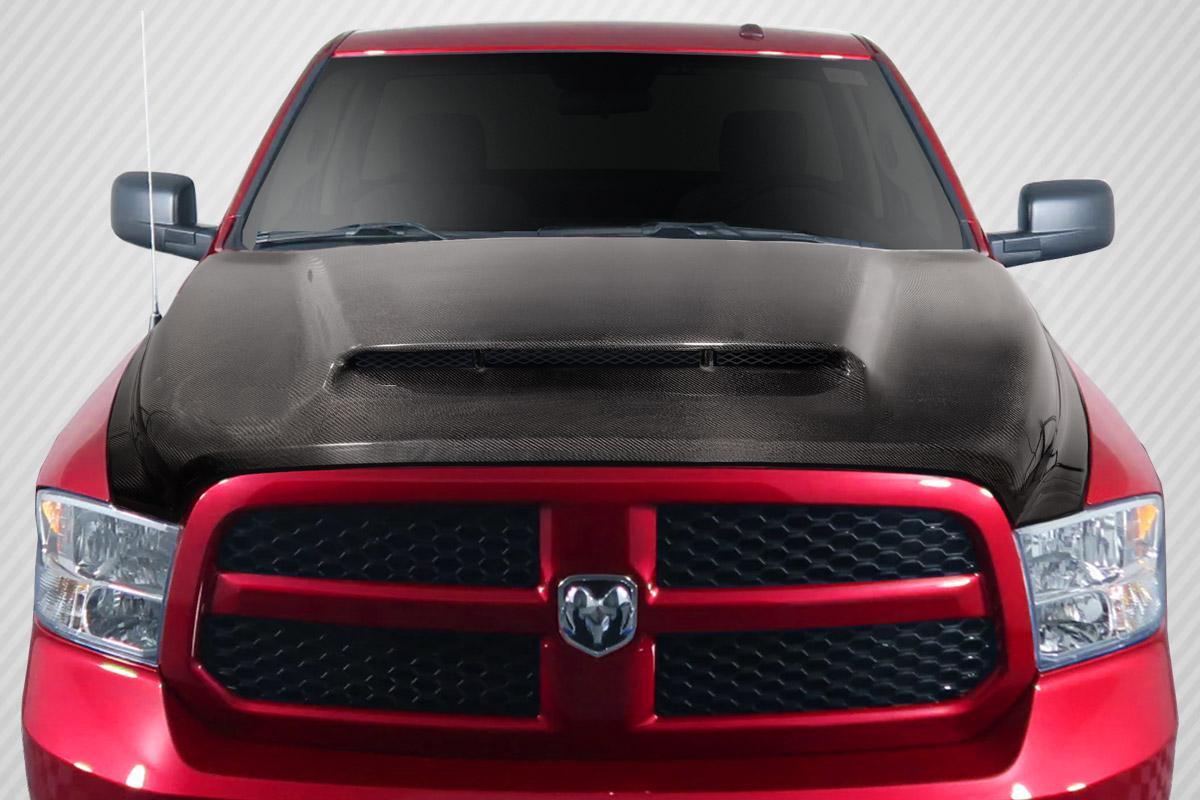 2009-2018 Dodge Ram Carbon Creations Demon Look Carbon Fiber Hood