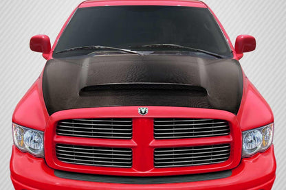 2002-2008 Dodge Ram Carbon Creations Demon Look Carbon Fiber Hood