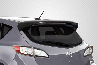 2010-2013 Mazda 3 Carbon Creations Turbo Look Carbon Fiber Rear Wing