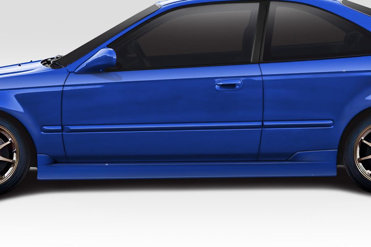 1996-2000 Honda Civic Duraflex C Speed Side Skirts