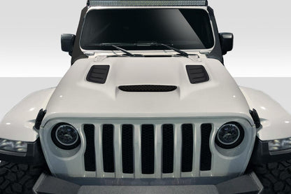 2018-2025 Jeep Wrangler Duraflex Vortex Look Hood