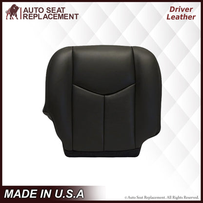 2003-2007 GMC Sierra Seat Cover in Dark Gray: Choose Leather or Vinyl