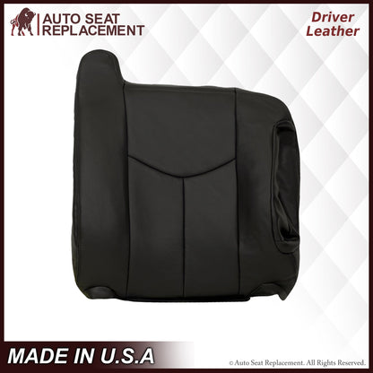 2003-2007 GMC Sierra Seat Cover in Dark Gray: Choose Leather or Vinyl