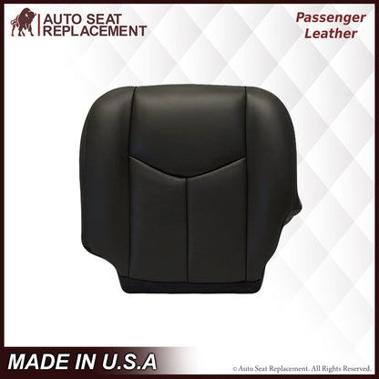 2003-2007 GMC Sierra Seat Cover in Dark Gray: Choose Leather or Vinyl