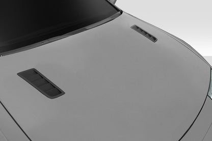 Universal Duraflex Race Hood Louver Vents - 2 Piece