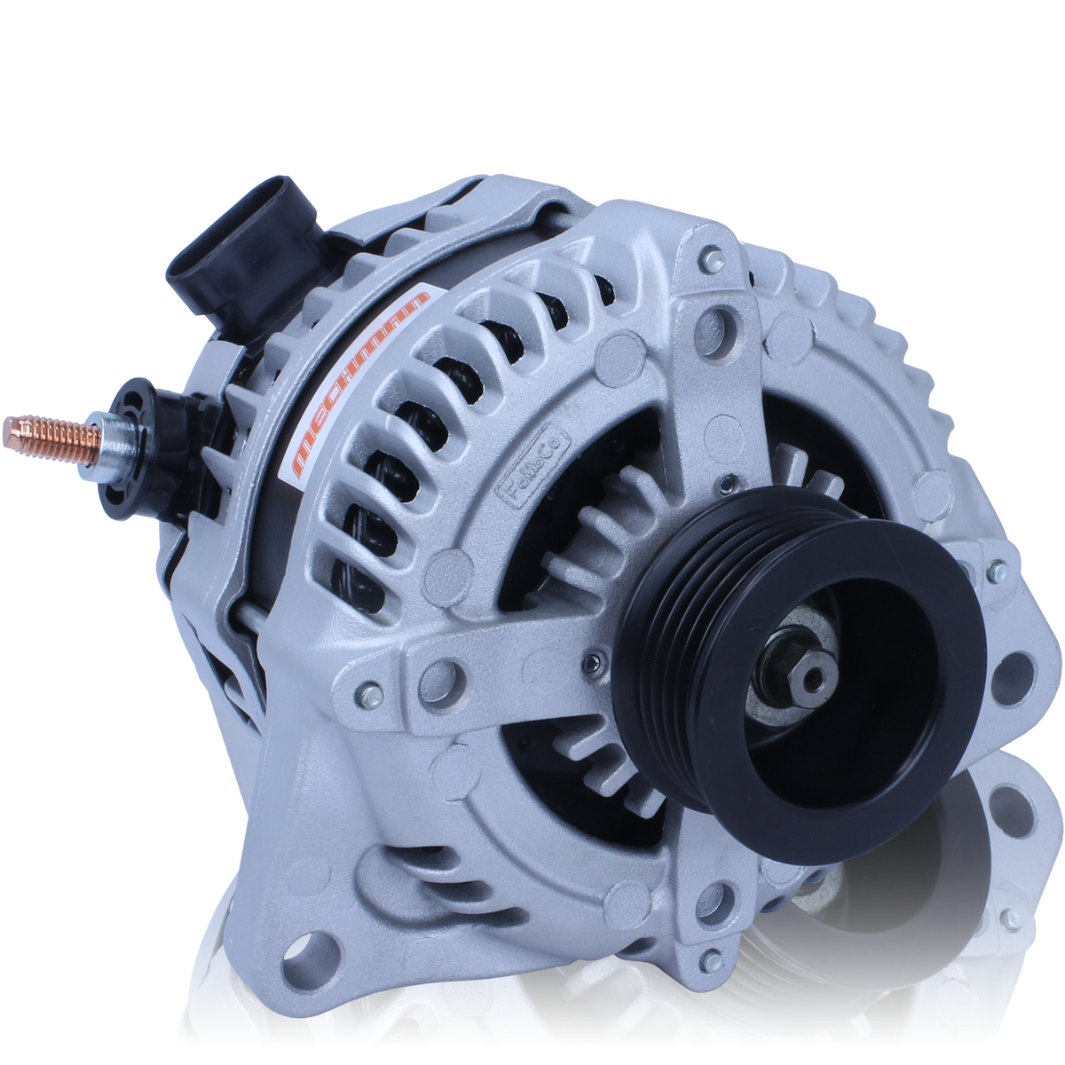 Mechman 170 Amp High Output Racing Alternator Ford 5.0L Coyote Engine Swap - 1 Wire Turn On