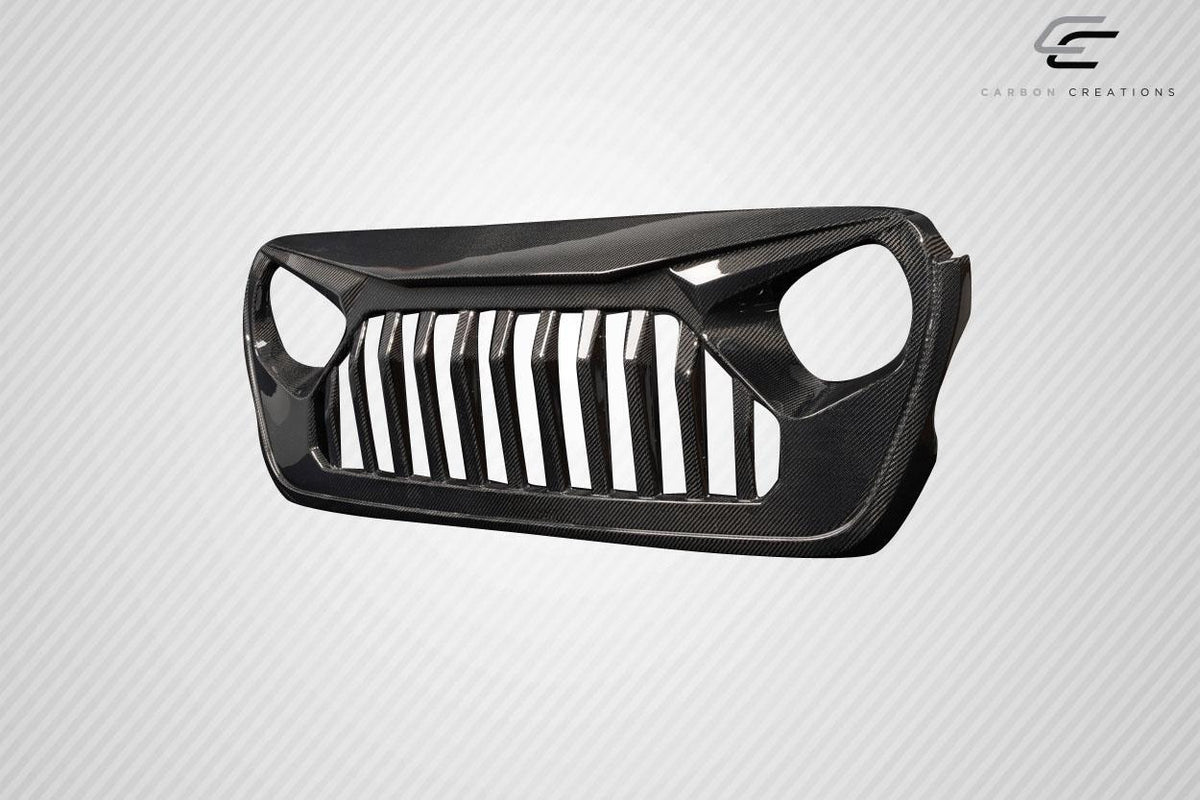 2018-2025 Jeep Wrangler Carbon Creations Predator Carbon Fiber Grille