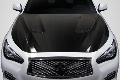 2014-2023 Infiniti Q50 Carbon Creations S Concept Carbon Fiber Hood