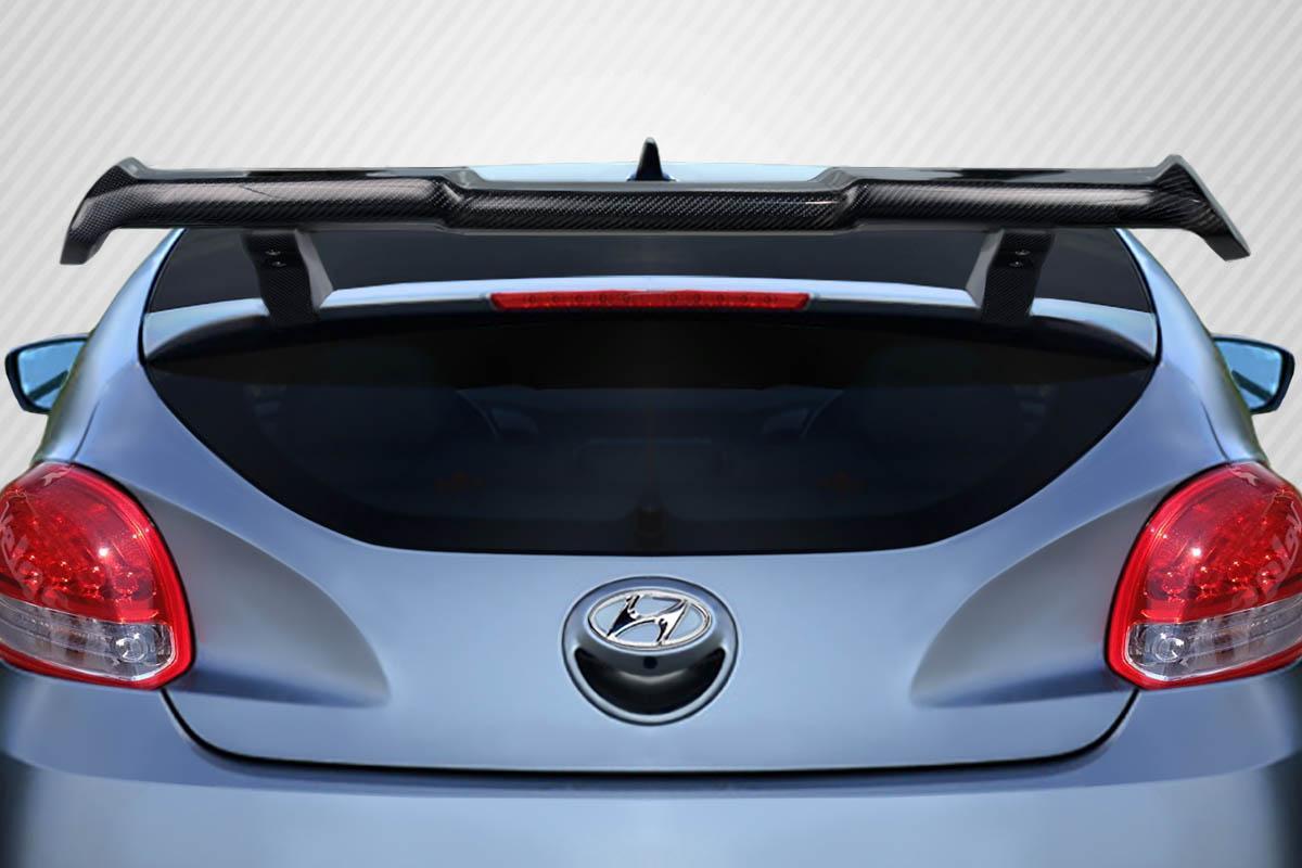 2012-2017 Hyundai Veloster Carbon Creations Nobo Carbon Fiber Rear Wing