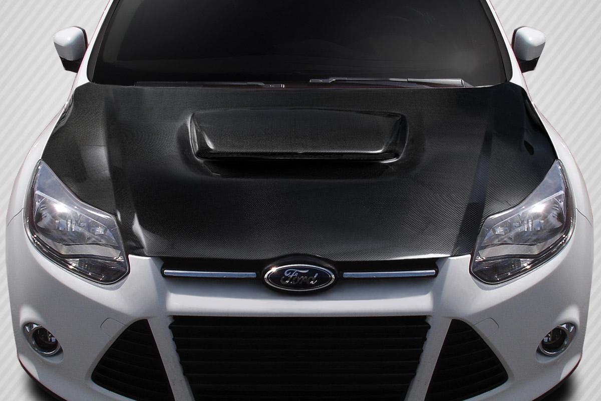 2012-2014 Ford Focus Carbon Creations Ram Air Carbon Fiber Hood
