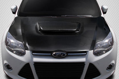2012-2014 Ford Focus Carbon Creations Ram Air Carbon Fiber Hood