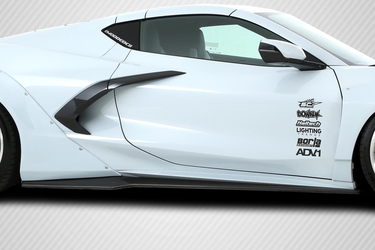2020-2025 Chevrolet Corvette Carbon Creations Gran Veloce Carbon Fiber Side Skirts