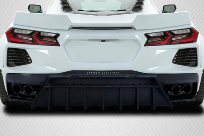 2020-2025 Chevrolet Corvette Carbon Creations Gran Veloce Carbon Fiber Rear Lip