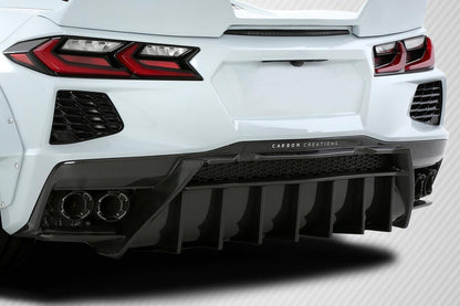 2020-2025 Chevrolet Corvette Carbon Creations Gran Veloce Carbon Fiber Rear Lip
