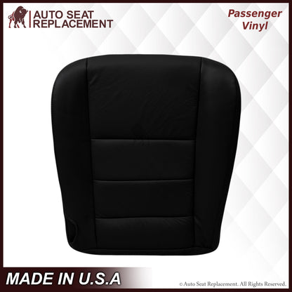 2003-2007 Ford F250/F350/F450/F550 Lariat Seat Cover in Black: Choose Leather or Vinyl