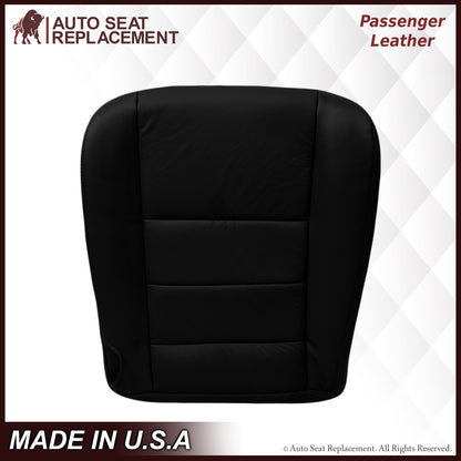 2003-2007 Ford F250/F350/F450/F550 Lariat Seat Cover in Black: Choose Leather or Vinyl