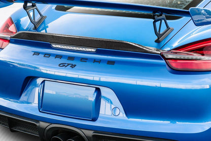 2014-2016 Porsche Cayman Carbon Creations GT4 Ducktail Carbon Fiber Rear Wing