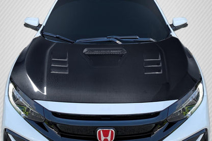 2016-2021 Honda Civic Carbon Creations TS 1 Carbon Fiber Hood