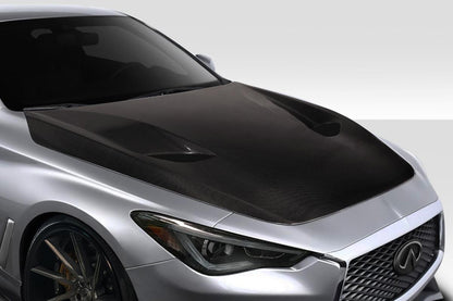 2016-2022 Infiniti Q60 Carbon Creations TS1 Carbon Fiber Hood