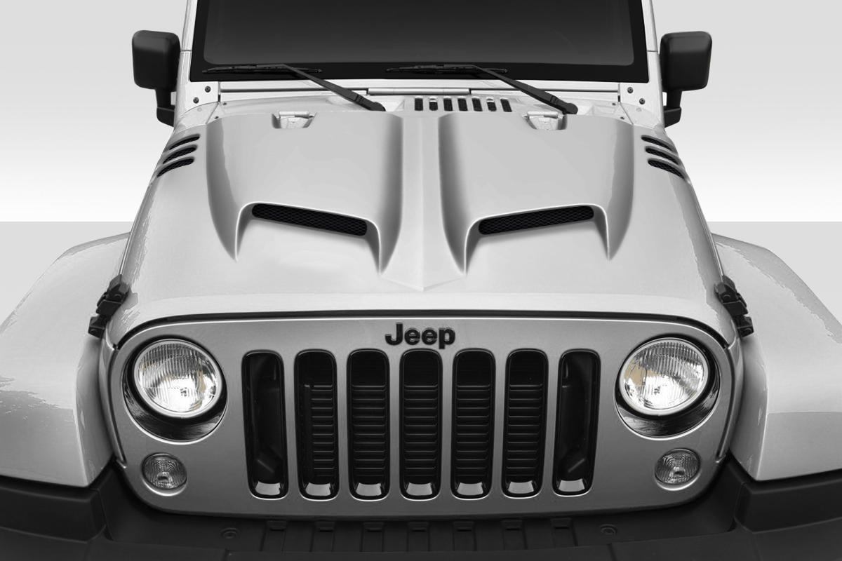 2007-2018 Jeep Wrangler Duraflex Rage Hood