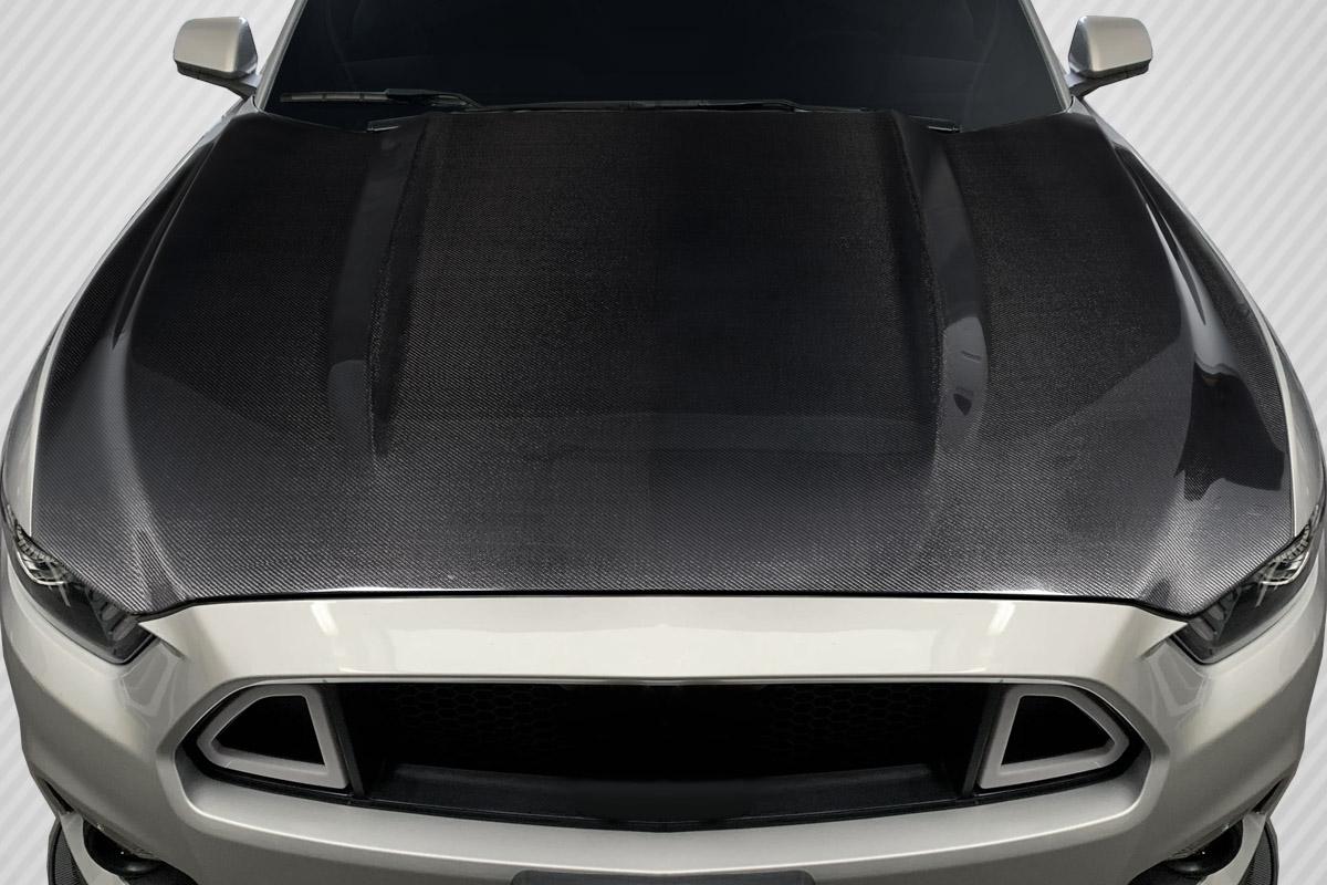 2015-2017 Ford Mustang Carbon Creations OEM Look Carbon Fiber Hood