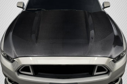 2015-2017 Ford Mustang Carbon Creations OEM Look Carbon Fiber Hood