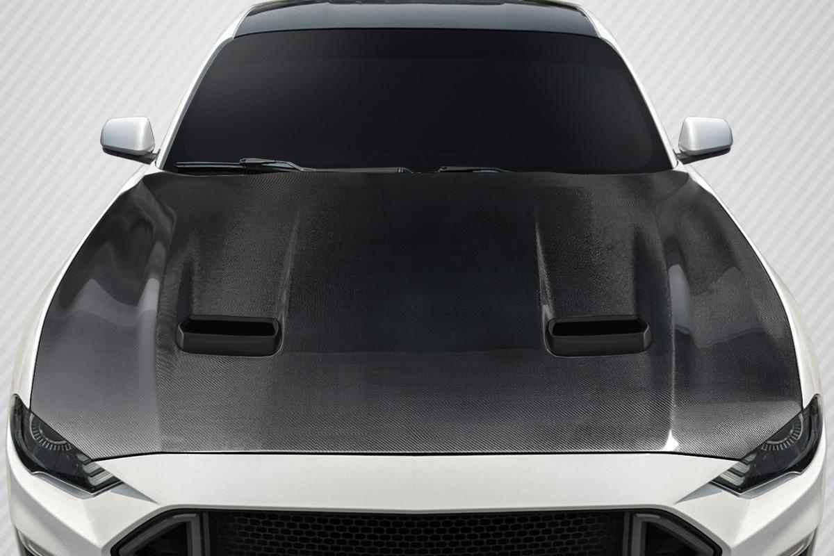 2018-2023 Ford Mustang Carbon Creations OEM Look Carbon Fiber Hood