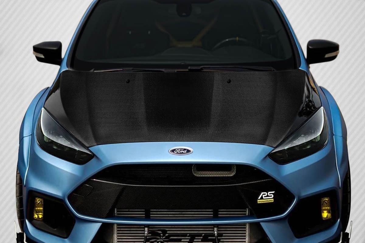 2015-2018 Ford Fiesta Carbon Creations OEM Look Carbon Fiber Hood