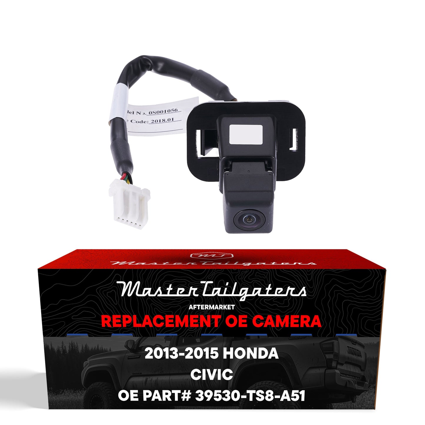 Honda Civic Coupe w/o Wide Angle (2013-2015) OEM Replacement Backup Camera OE Part # 39530-TS8-A51