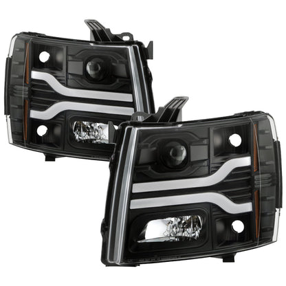 Spyder Chevy Silverado 1500 07-13/2500HD/3500HD 07-14 LED Black PRO-YD-CS07V3PL-BK 5087614