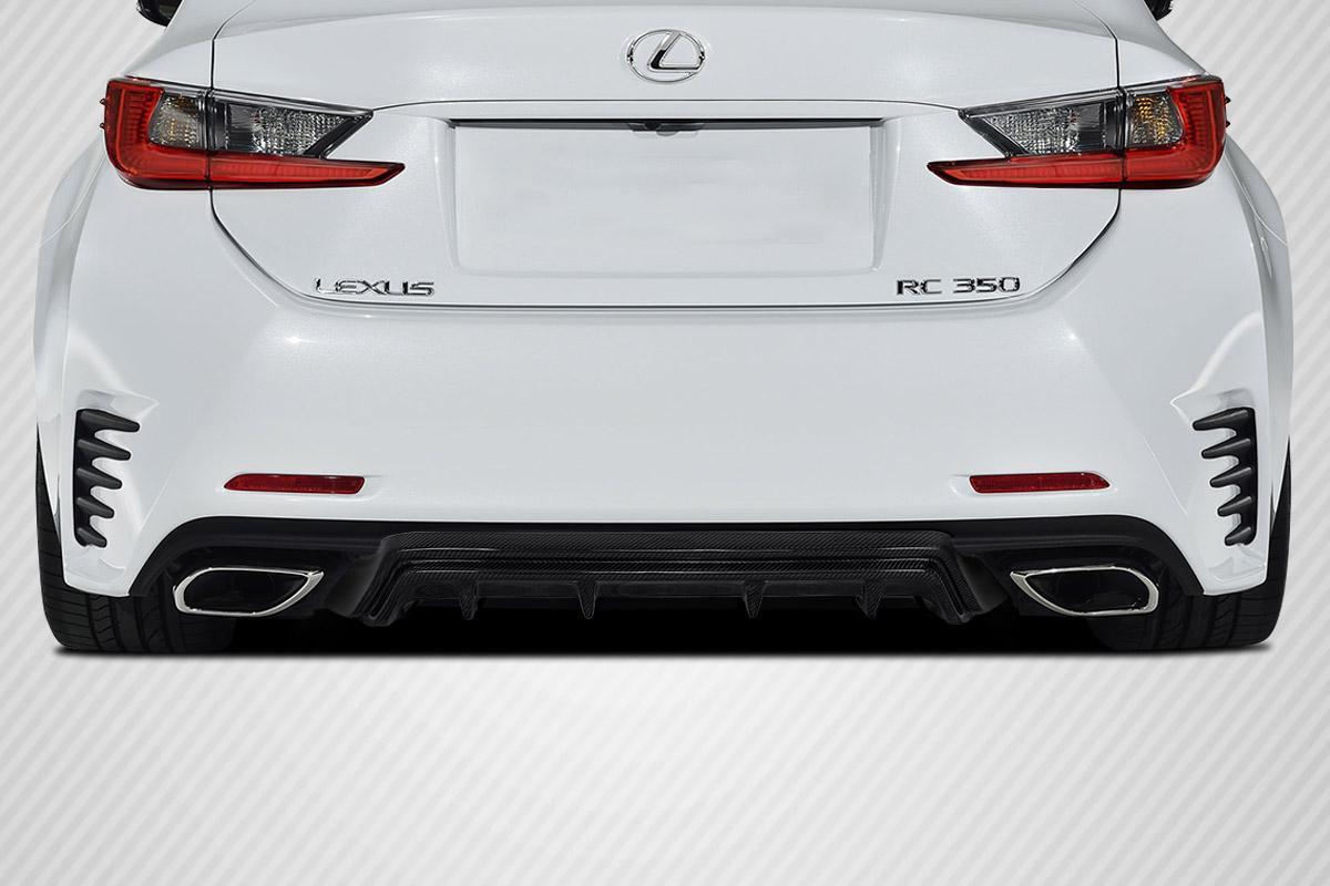 2015-2018 Lexus RC Carbon Creations SBZ Carbon Fiber Rear Lip