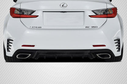 2015-2018 Lexus RC Carbon Creations SBZ Carbon Fiber Rear Lip
