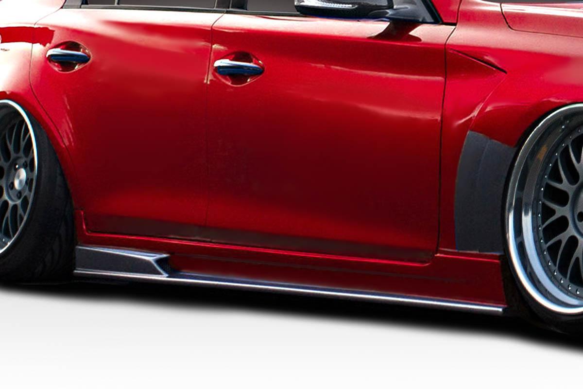 2014-2018 Infiniti Q50 Duraflex Bltz Side Skirts