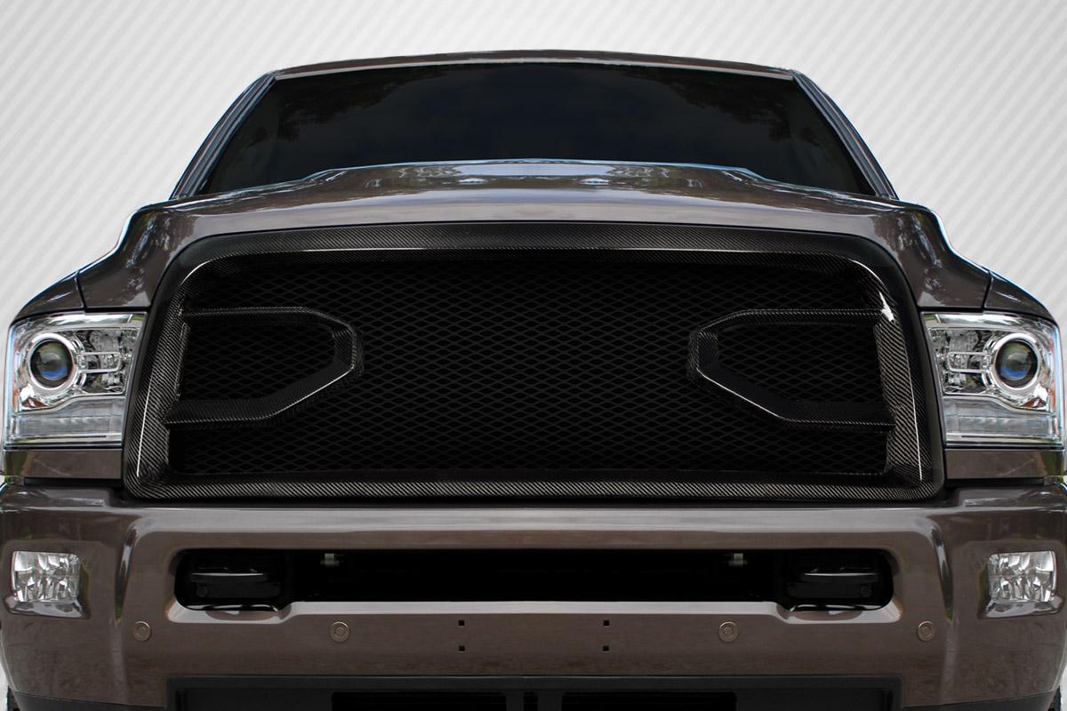 2013-2018 Dodge Ram Carbon Creations Widow Carbon Fiber Grille