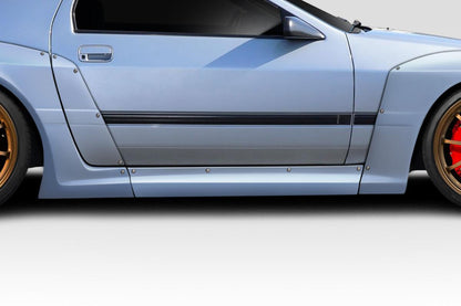 1985-1992 Mazda RX7 Duraflex Phoenix Fire Side Skirts
