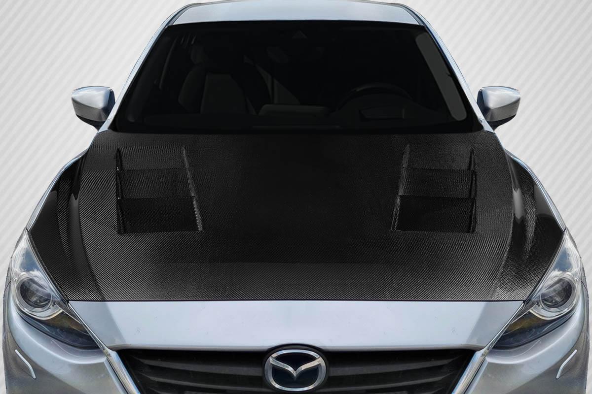 2014-2018 Mazda 3 Carbon Creations Velocity Carbon Fiber Hood
