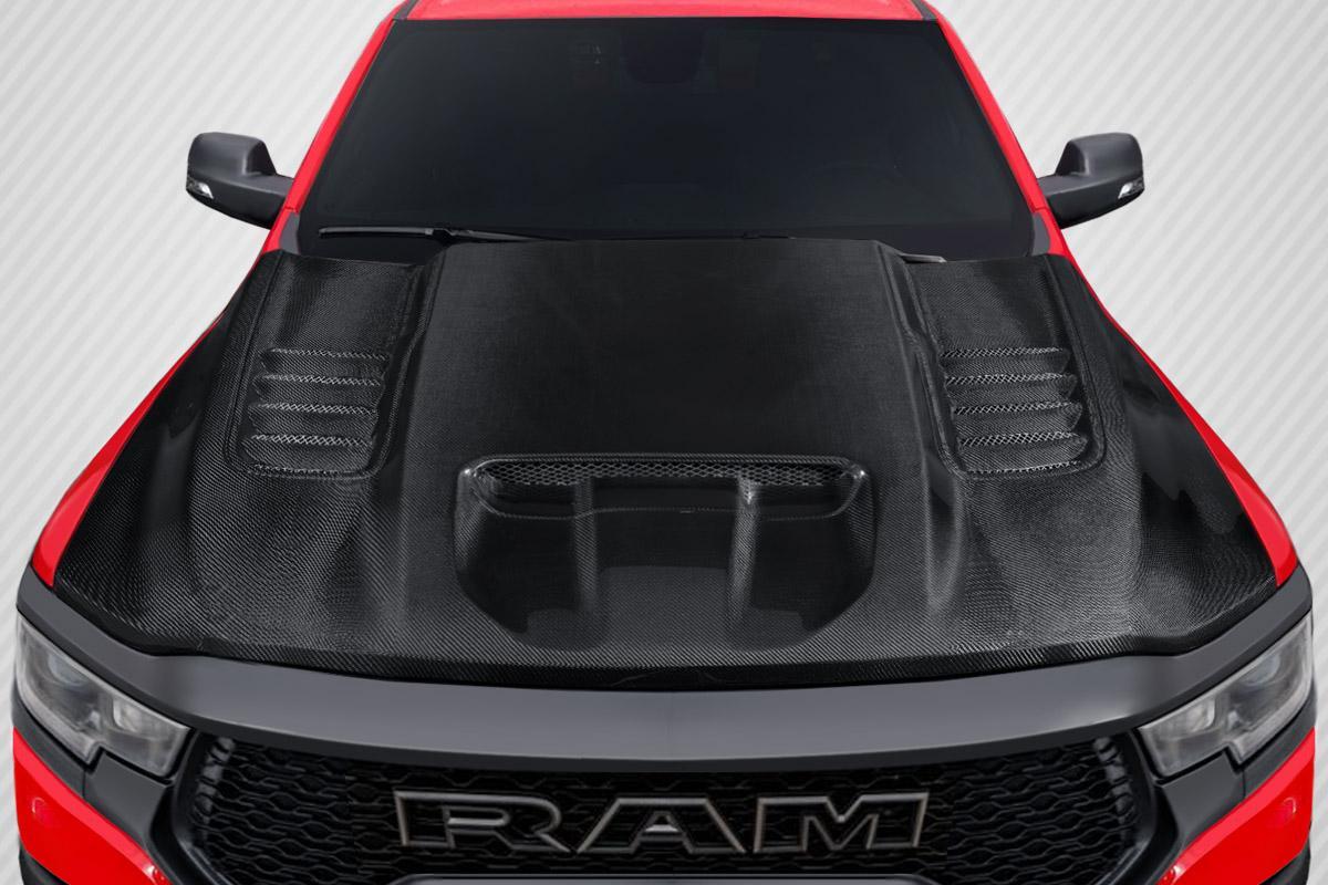 2021-2024 Dodge Ram Carbon Creations OEM Look Carbon Fiber Hood