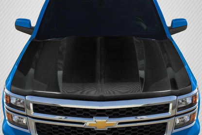 2014-2015 Chevrolet Silverado Carbon Creations 2" Cowl Carbon Fiber Hood
