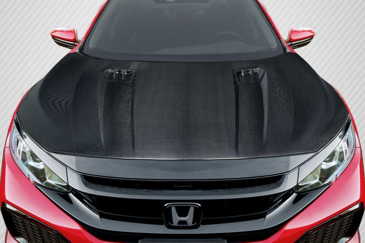 2016-2021 Honda Civic Carbon Creations Broman Carbon Fiber Hood