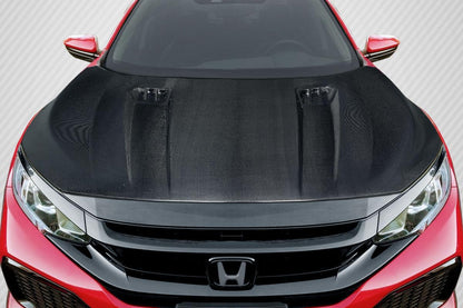 2016-2021 Honda Civic Carbon Creations Broman Carbon Fiber Hood