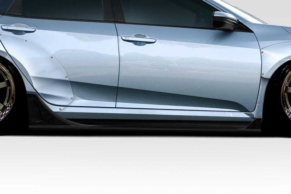 2016-2021 Honda Civic Duraflex Broman Side Skirts